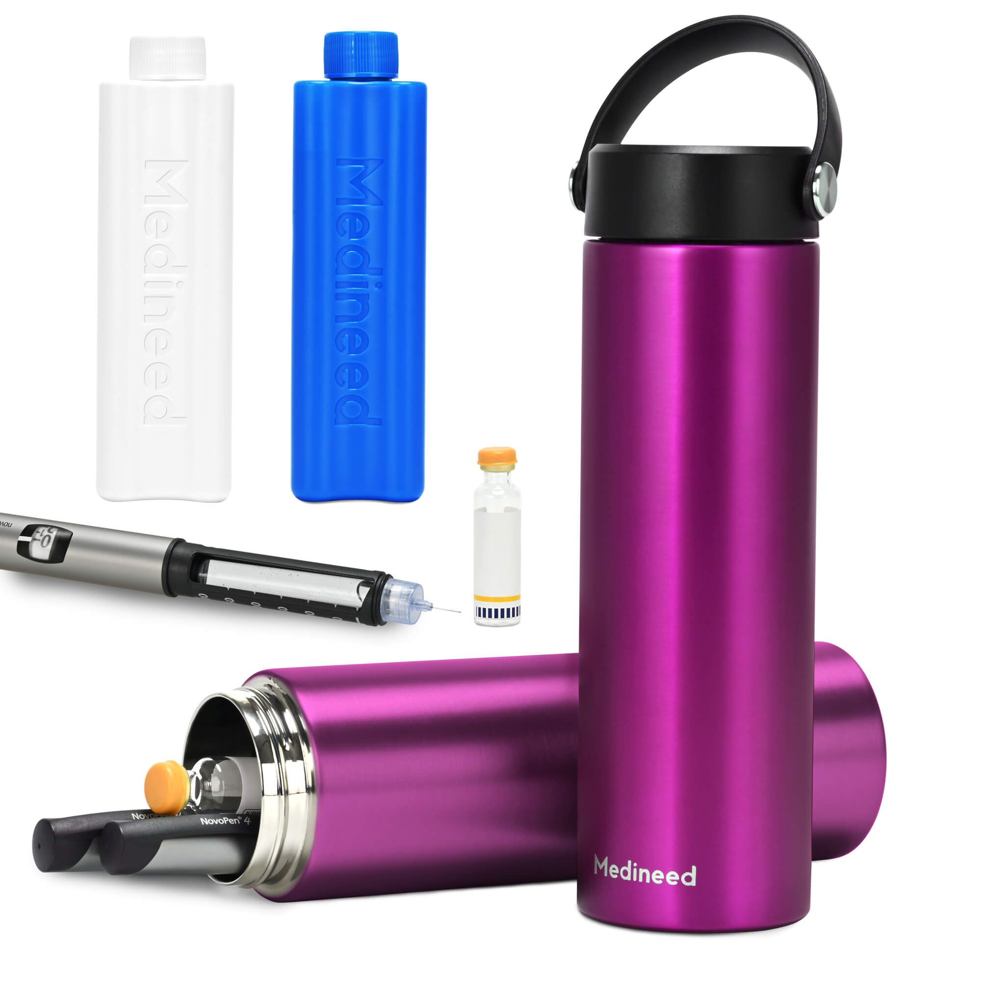 MEDINEED-Purple-Insulin-Cooler-Travel-Case-60H-Holds-4-Pens-07