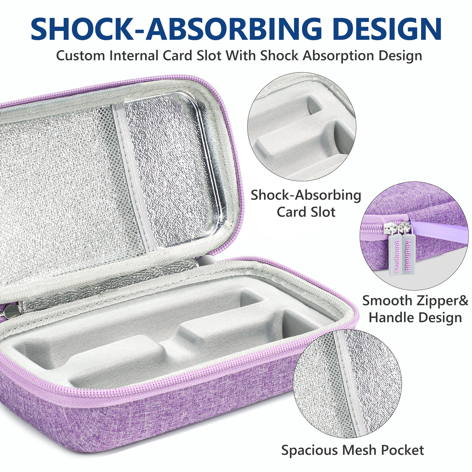 tirzepatide travel case Purple Big Insulated Travel Case for Mounjaro Zepbound Pens, TSA Appro –  MEDINEED