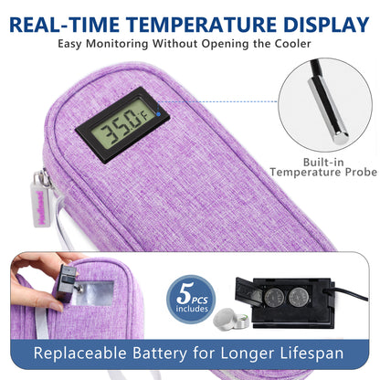 Purple-Insulin-Cooler-Travel-Case-with-Temp-Display_-TSA-Approved-01